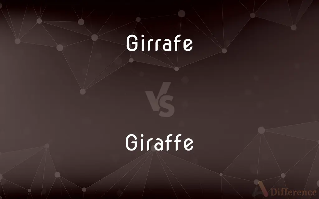 Girrafe vs. Giraffe — Which is Correct Spelling?