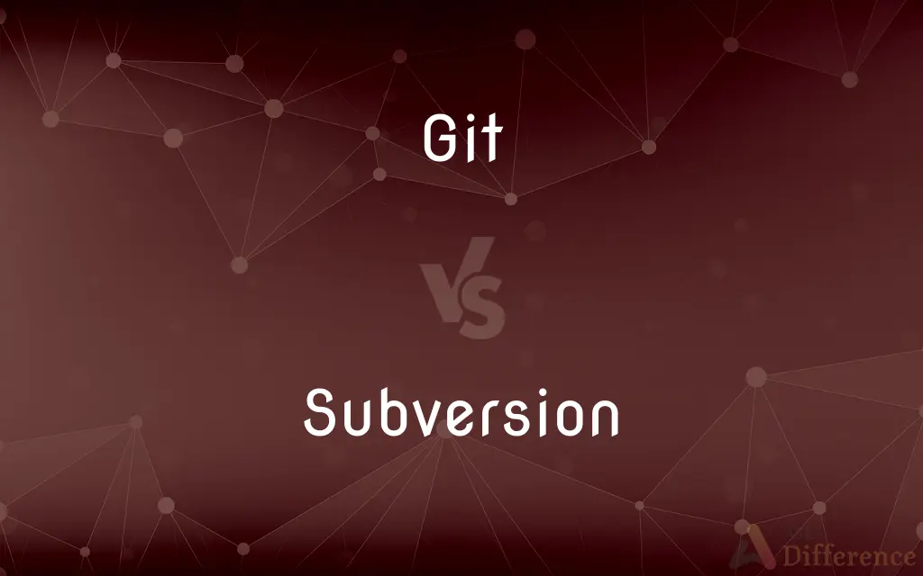 Git vs. Subversion — What's the Difference?