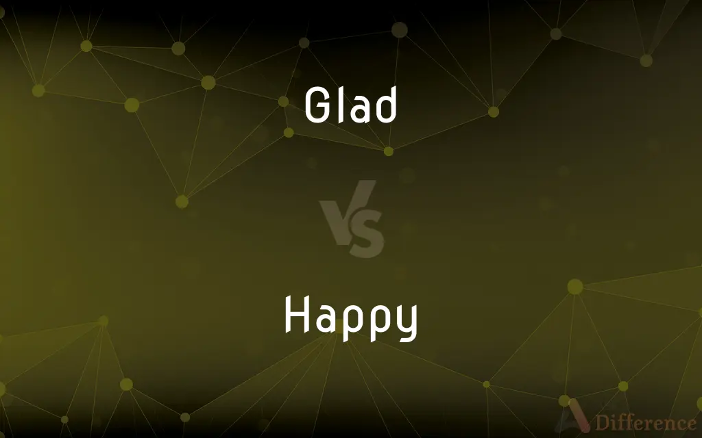 Glad vs. Happy — What's the Difference?
