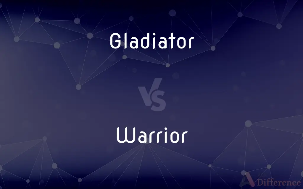 Gladiator vs. Warrior — What's the Difference?
