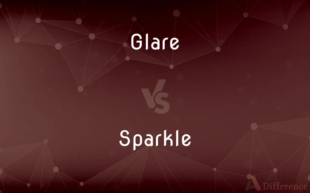 Glare vs. Sparkle — What's the Difference?