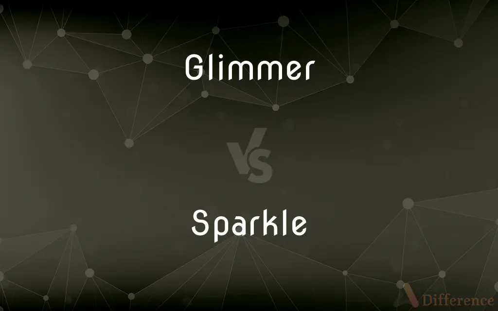 Glimmer vs. Sparkle — What's the Difference?