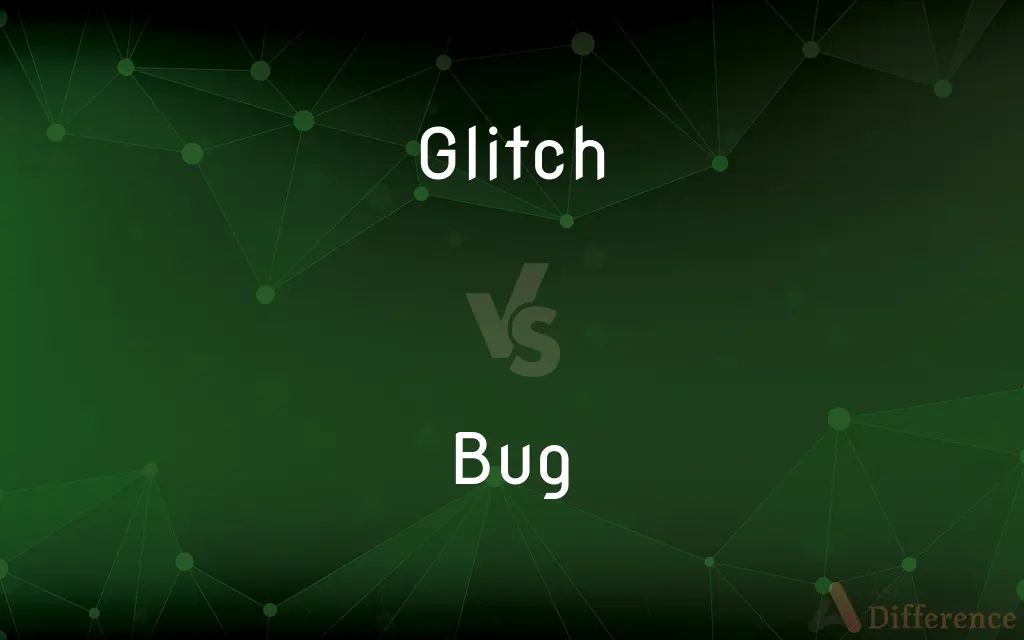 Glitch vs. Bug — What's the Difference?