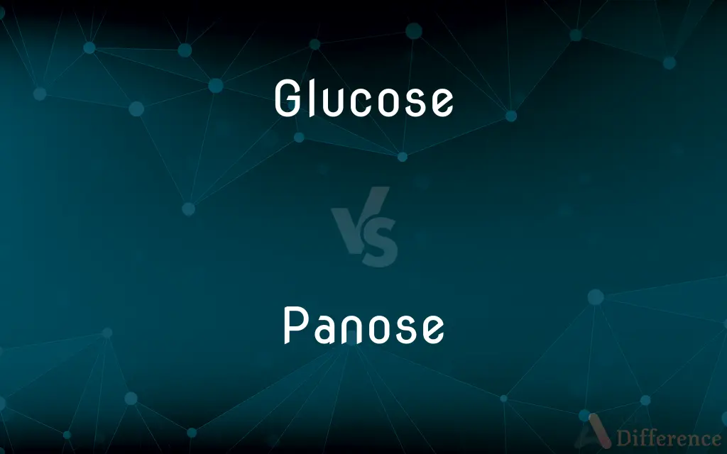 Glucose vs. Panose — What's the Difference?