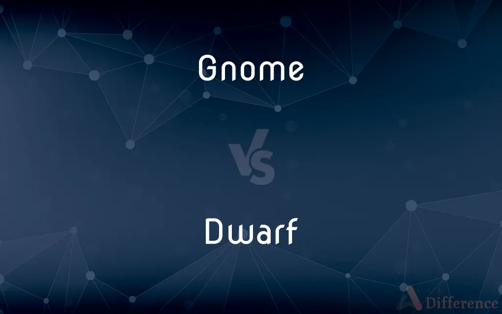 Gnome vs. Dwarf — What's the Difference?
