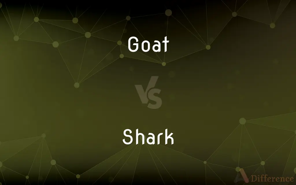 Goat vs. Shark — What's the Difference?