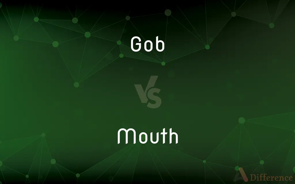 Gob vs. Mouth — What's the Difference?