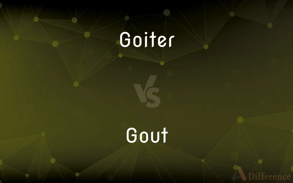 Goiter vs. Gout — What's the Difference?