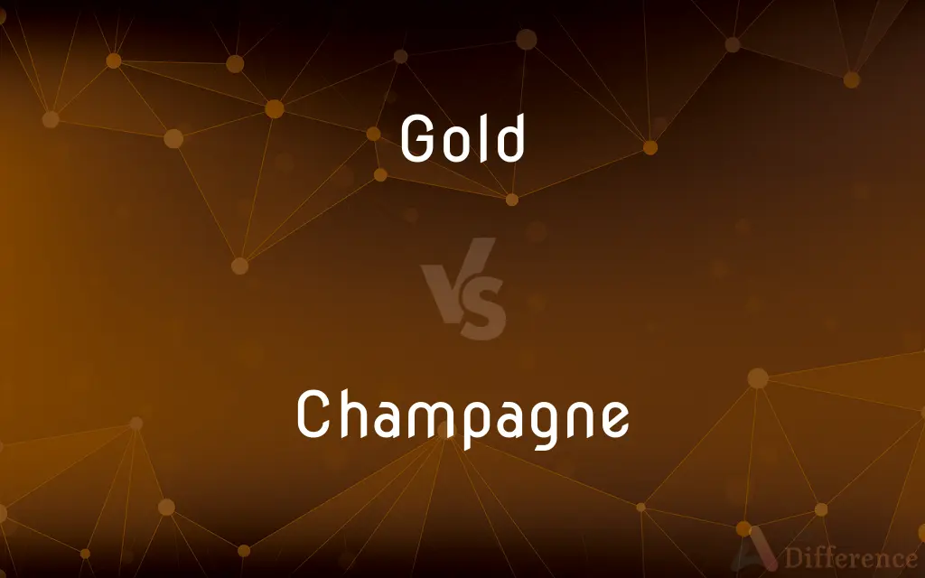 Gold vs. Champagne — What's the Difference?