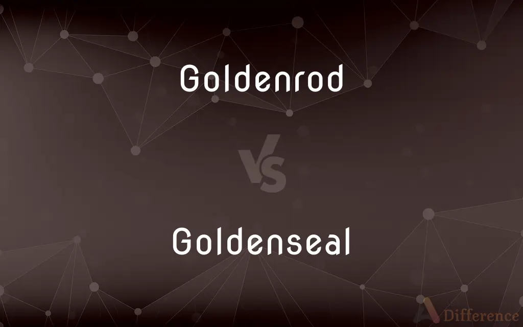 Goldenrod vs. Goldenseal — What's the Difference?