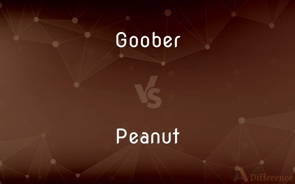 Goober vs. Peanut — What's the Difference?