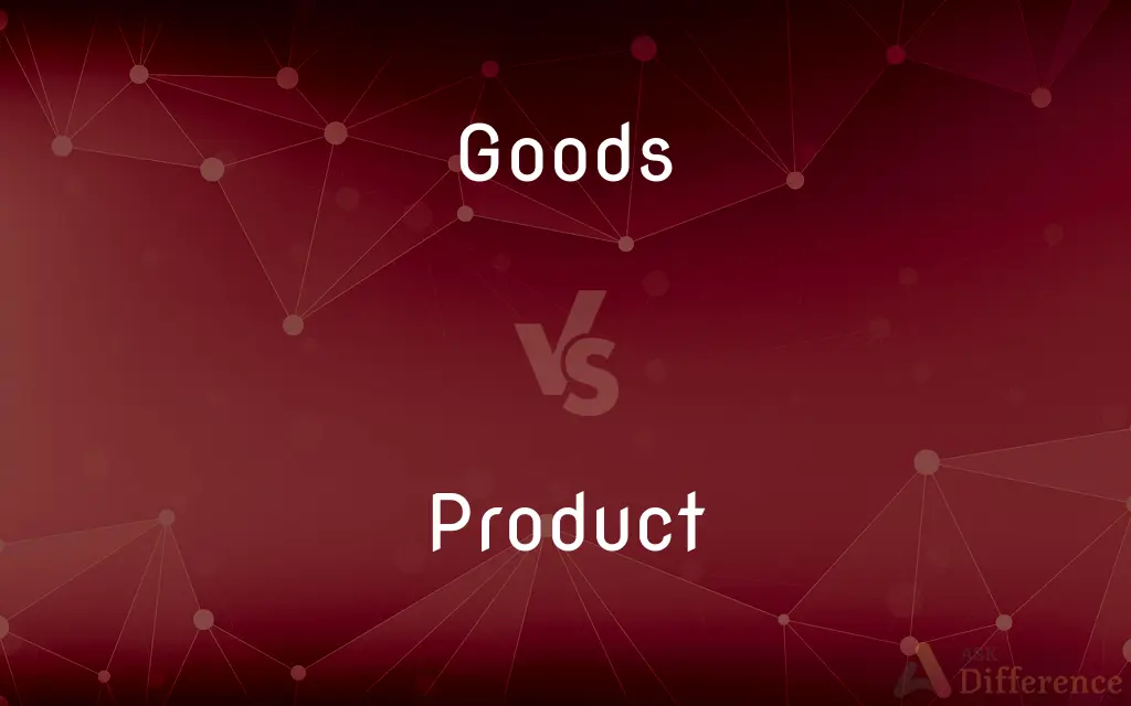 Goods vs. Product — What's the Difference?