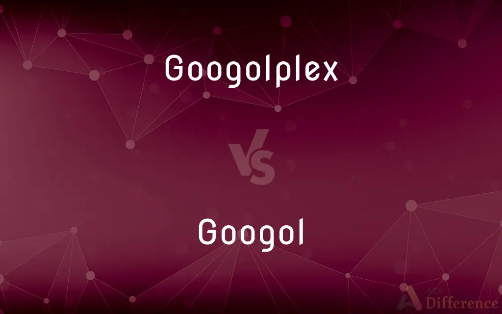Googolplex vs. Googol — What's the Difference?