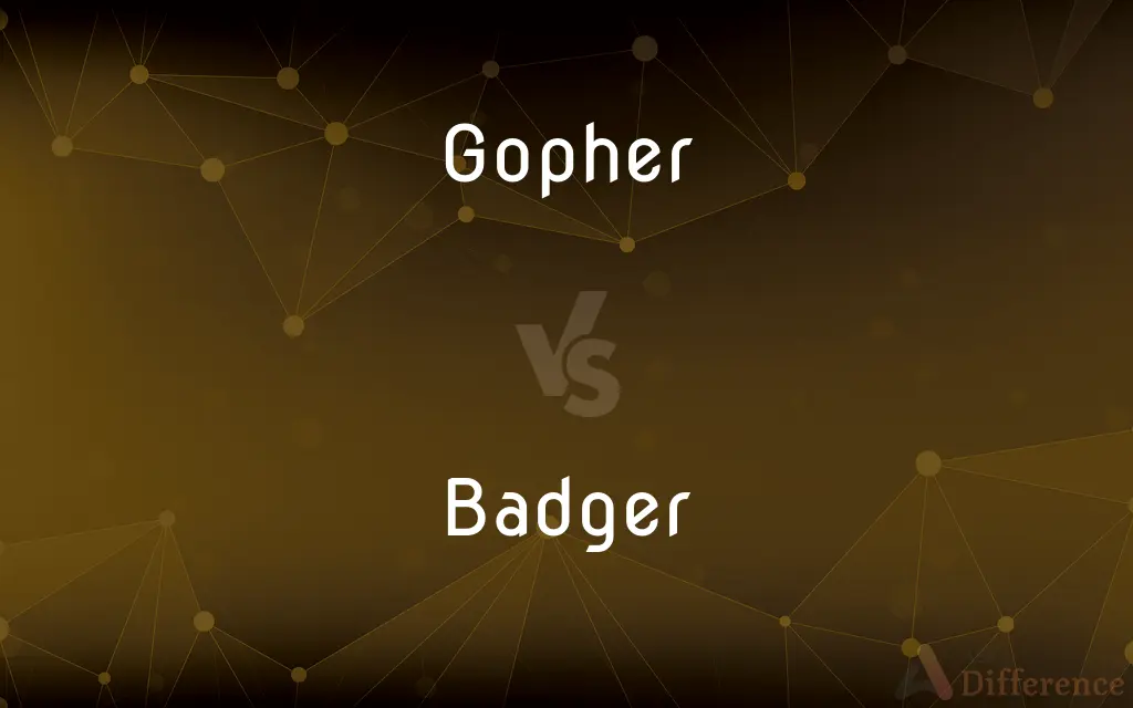 Gopher vs. Badger — What's the Difference?