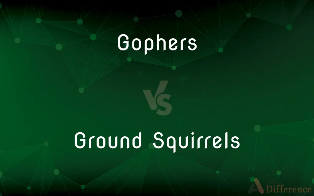 Gophers vs. Ground Squirrels — What's the Difference?