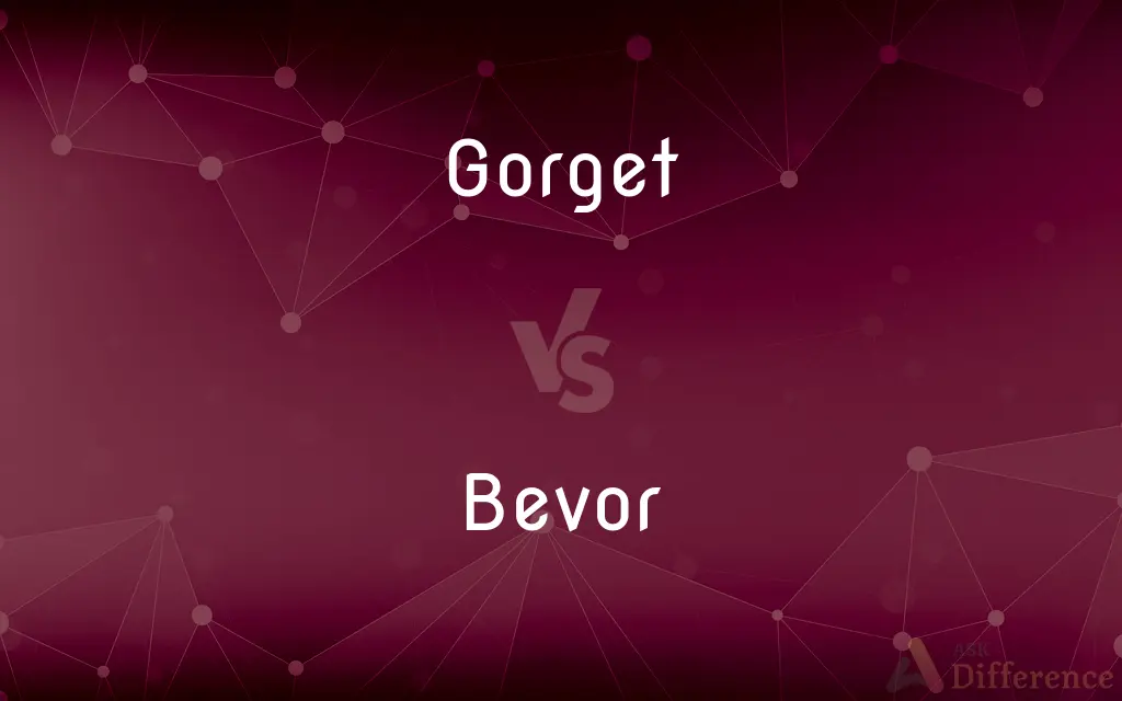 Gorget vs. Bevor — What's the Difference?