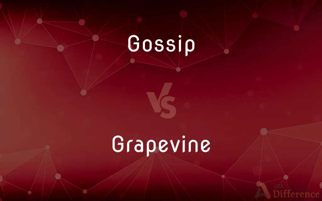 Gossip vs. Grapevine — What's the Difference?