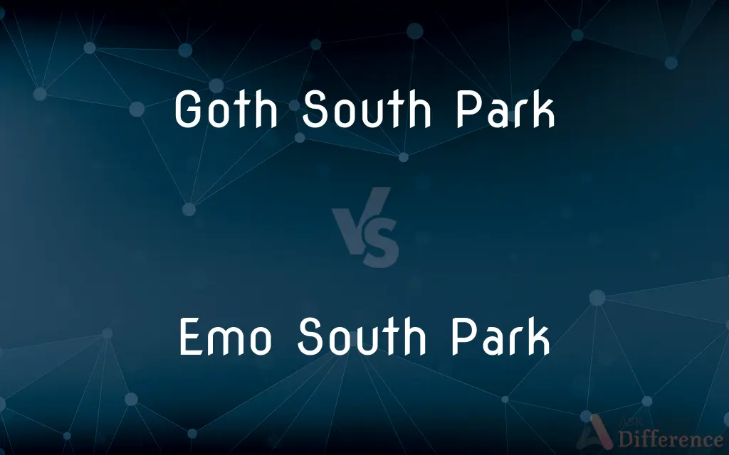 Goth South Park vs. Emo South Park — What's the Difference?