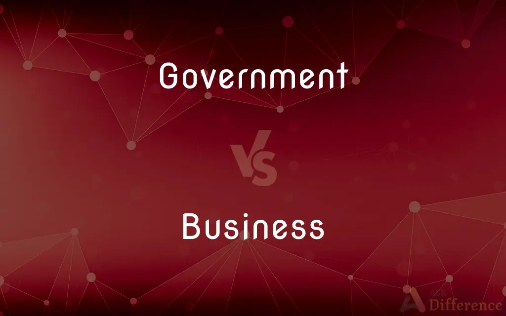 Government vs. Business — What's the Difference?
