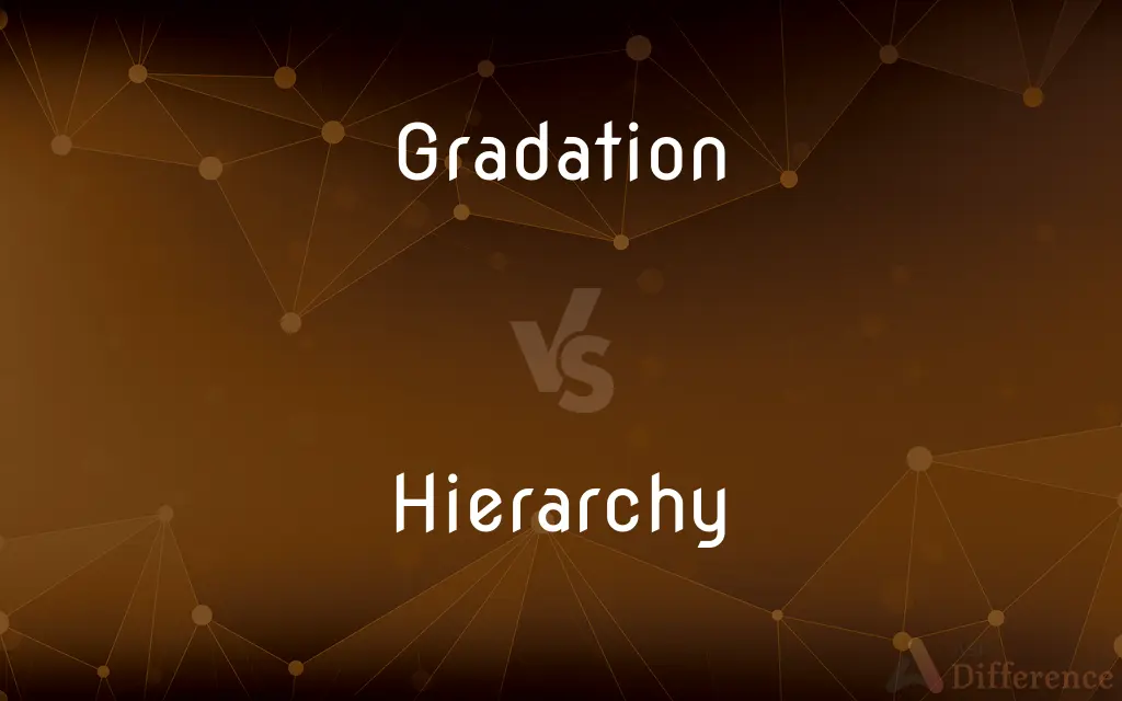 Gradation vs. Hierarchy — What's the Difference?