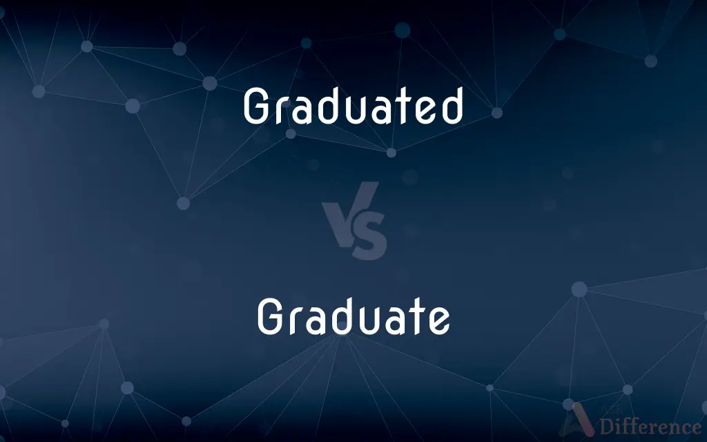 Graduated vs. Graduate — What's the Difference?