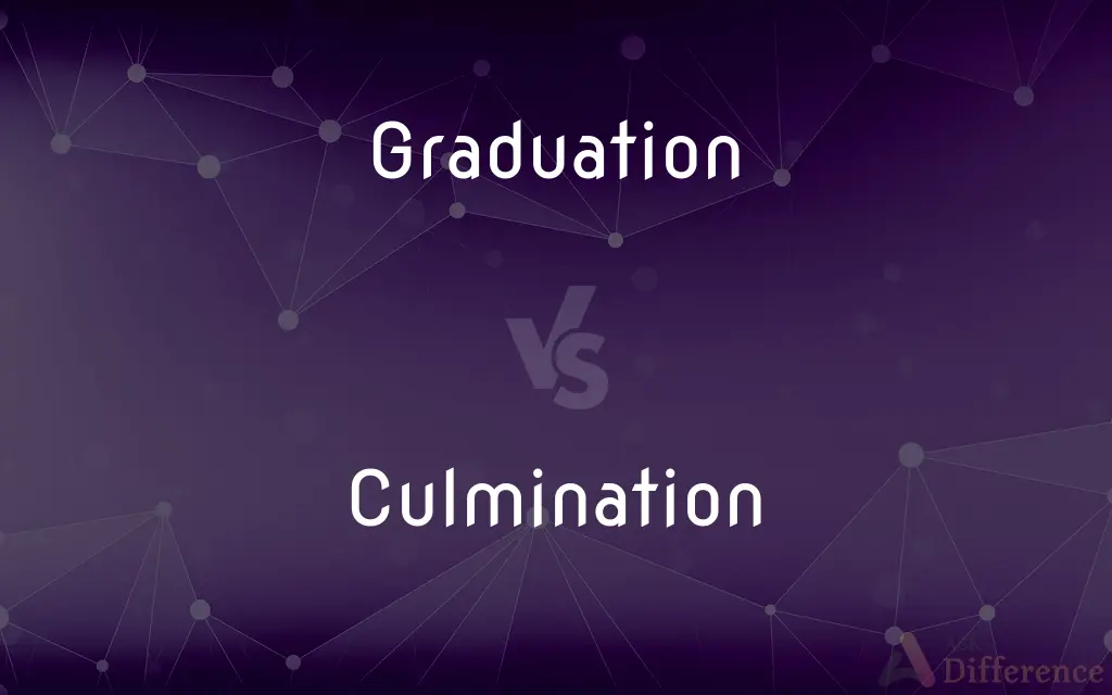 Graduation vs. Culmination — What's the Difference?