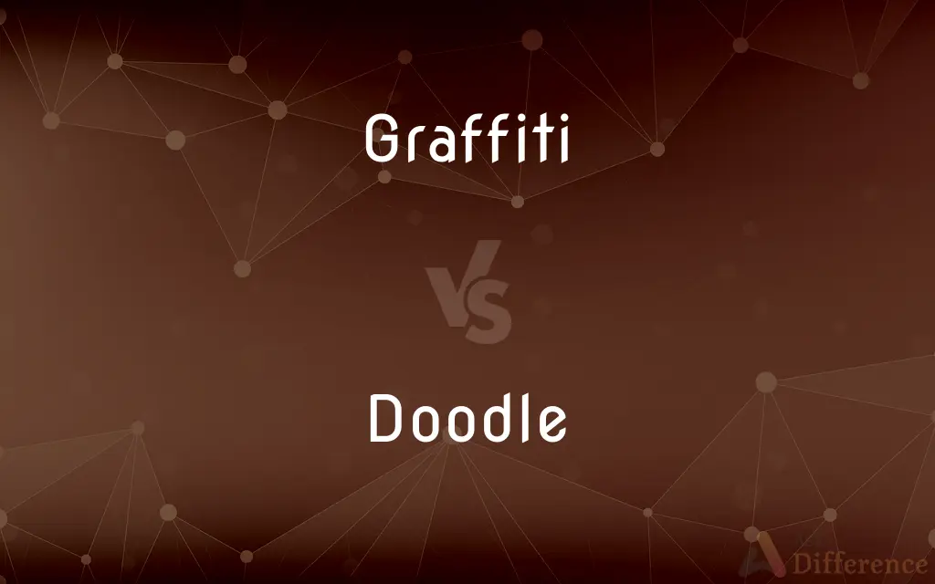 Graffiti vs. Doodle — What's the Difference?