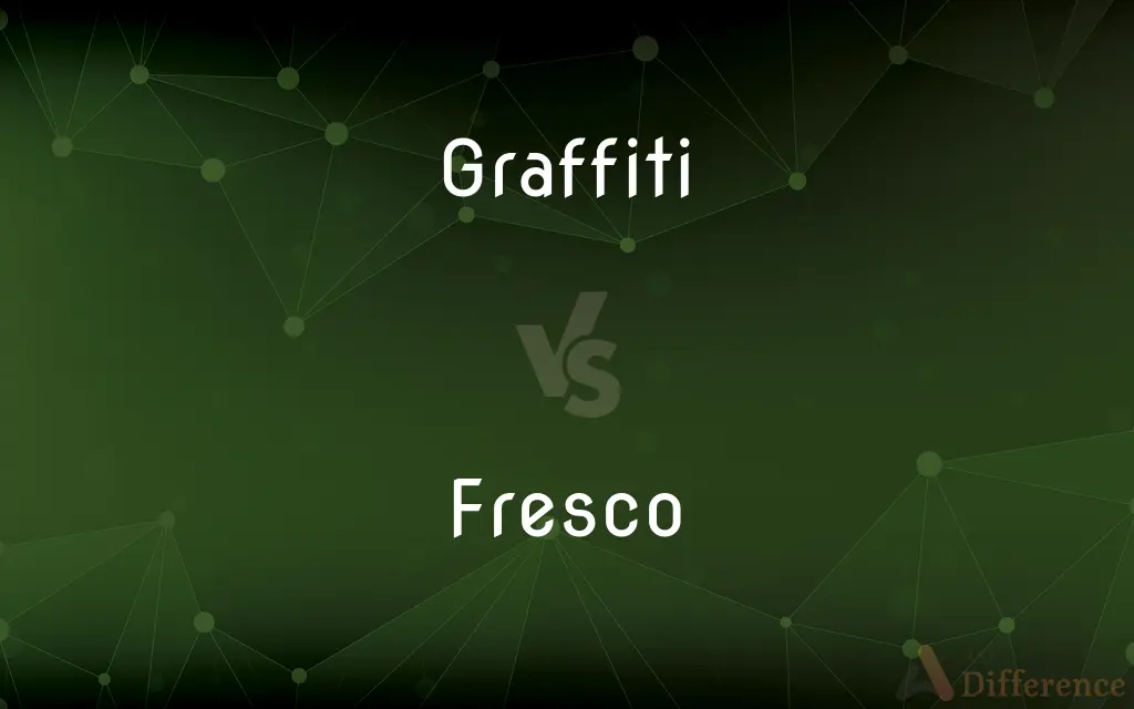 Graffiti vs. Fresco — What's the Difference?