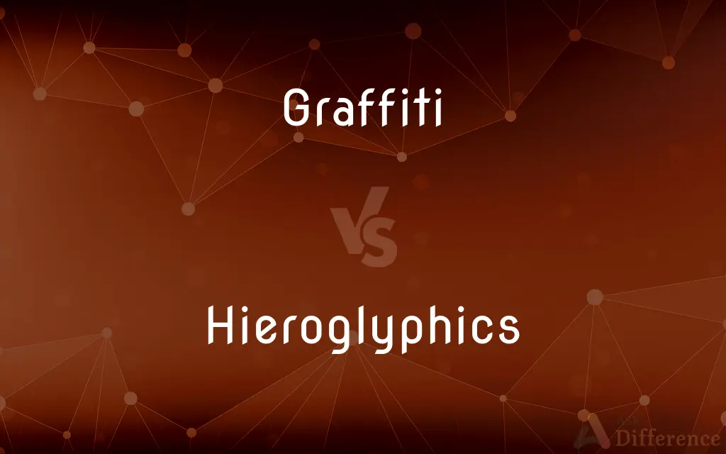 Graffiti vs. Hieroglyphics — What's the Difference?