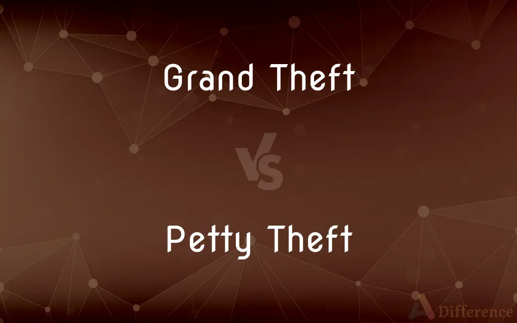 Grand Theft vs. Petty Theft — What's the Difference?