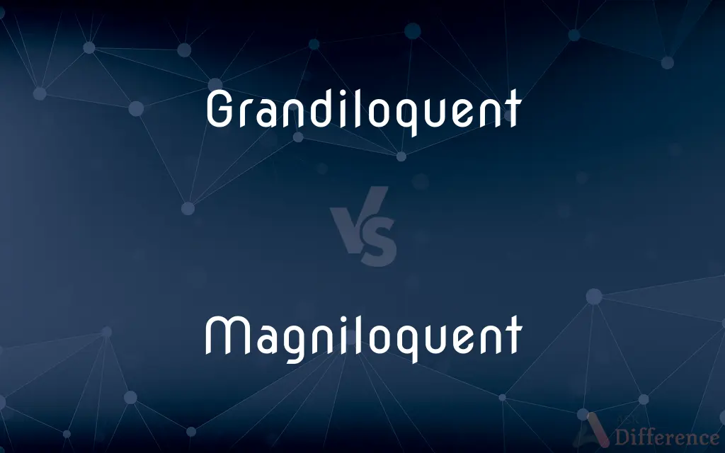Grandiloquent vs. Magniloquent — What's the Difference?