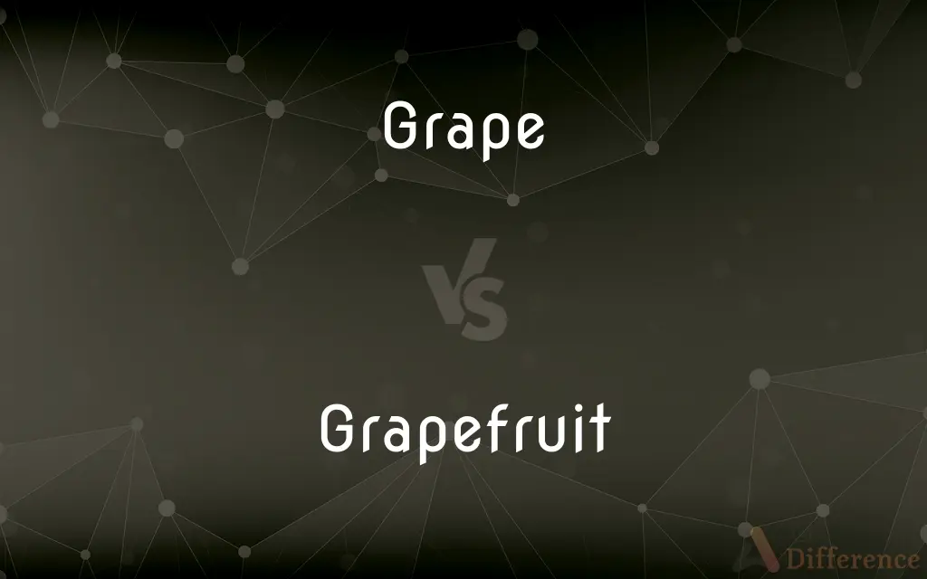 Grape vs. Grapefruit — What's the Difference?