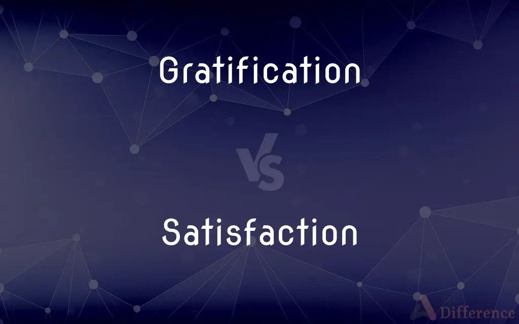 Gratification vs. Satisfaction — What's the Difference?