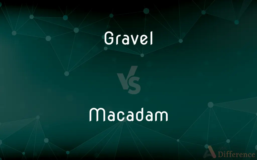 Gravel vs. Macadam — What's the Difference?