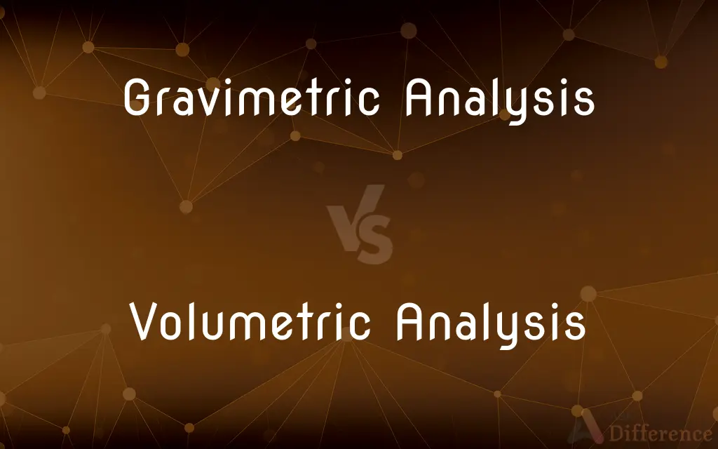 Gravimetric Analysis vs. Volumetric Analysis — What's the Difference?