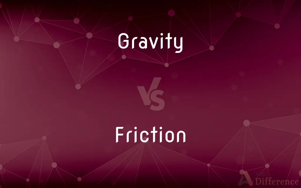 Gravity vs. Friction — What's the Difference?