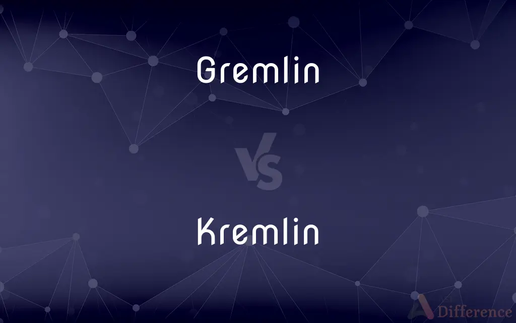 Gremlin vs. Kremlin — What's the Difference?