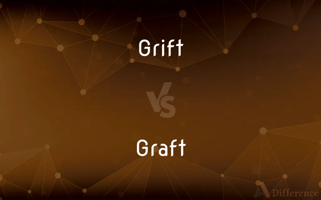 Grift vs. Graft — What's the Difference?