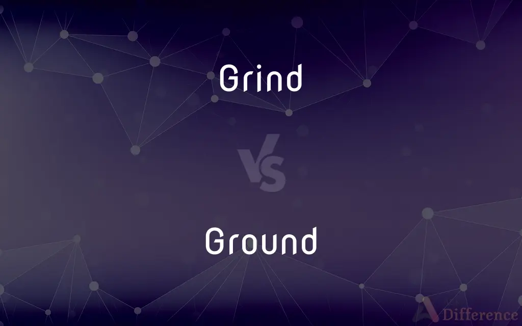 Grind vs. Ground — What's the Difference?