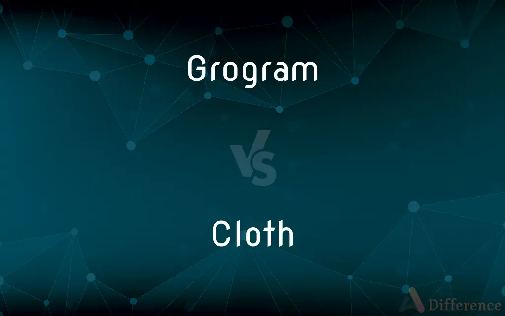Grogram vs. Cloth — What's the Difference?