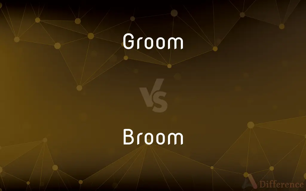 Groom vs. Broom — What's the Difference?