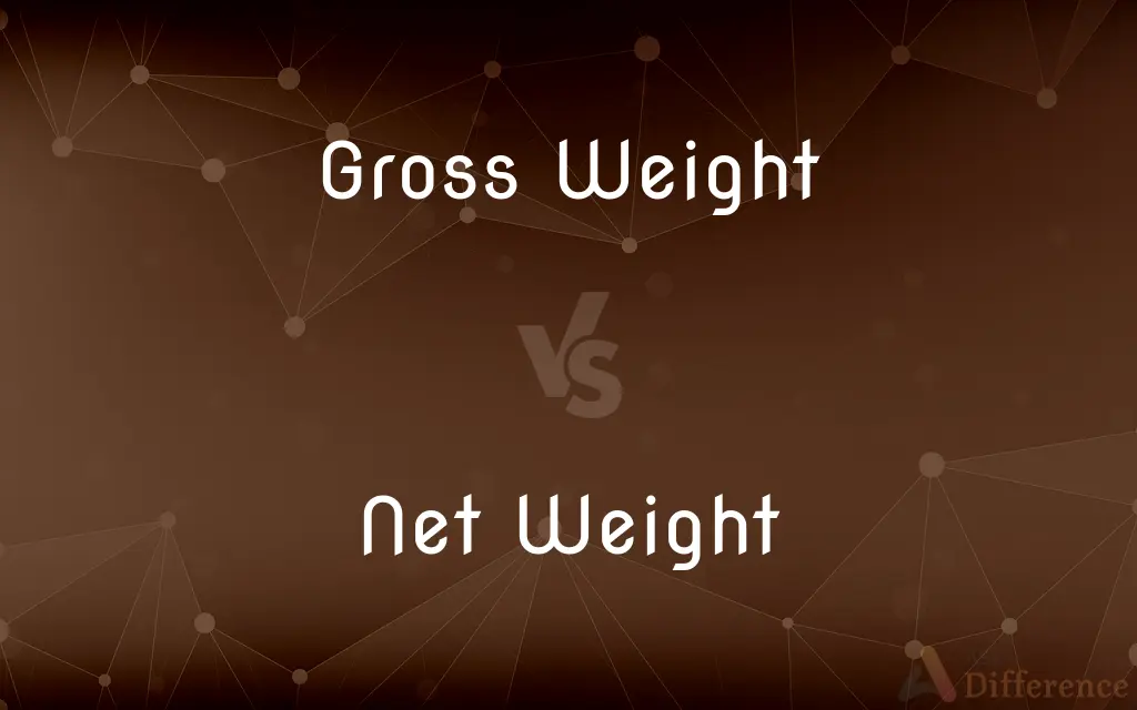 Gross Weight vs. Net Weight — What's the Difference?
