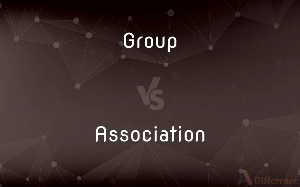 Group vs. Association — What's the Difference?