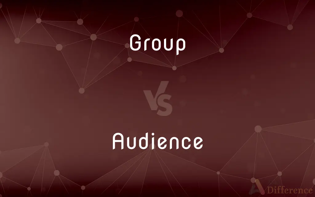 Group vs. Audience — What's the Difference?