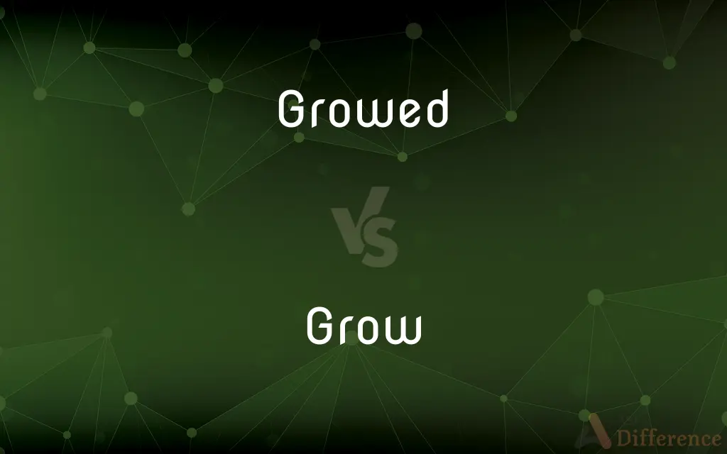 Growed vs. Grow — Which is Correct Spelling?