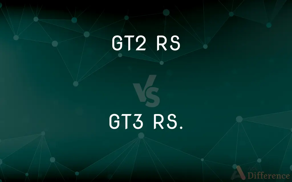 GT2 RS vs. GT3 RS. — What's the Difference?