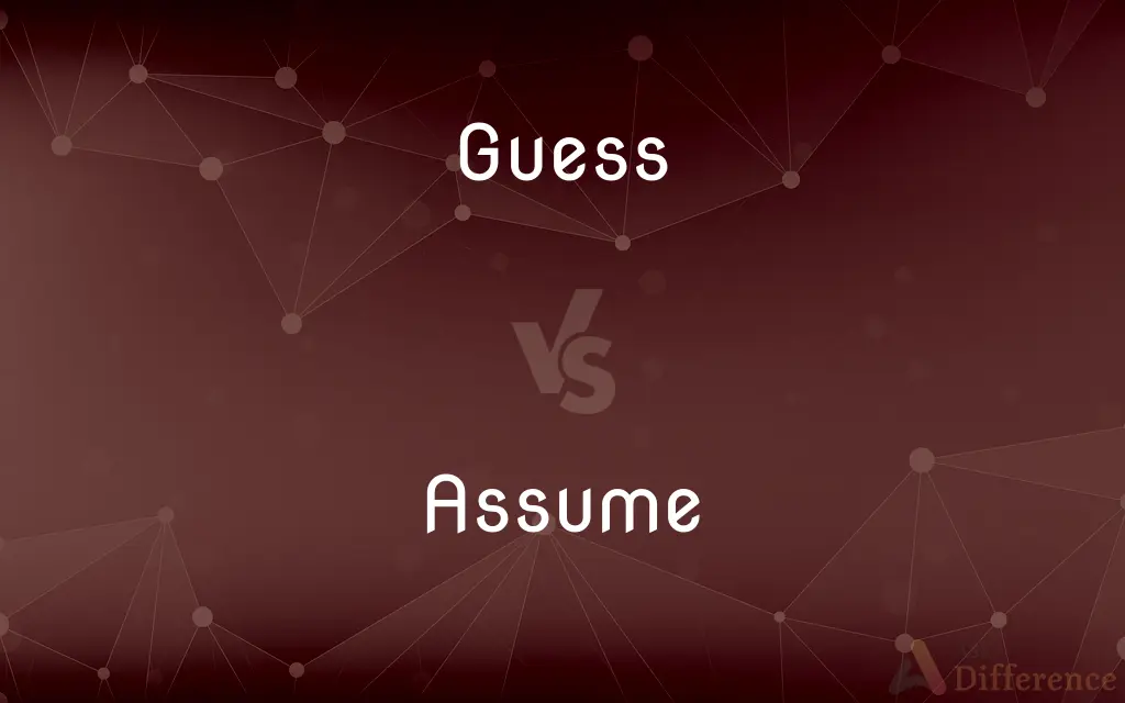 Guess vs. Assume — What's the Difference?