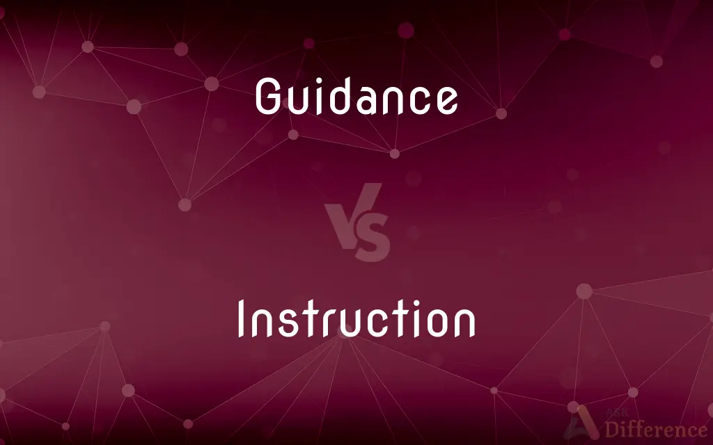 Guidance vs. Instruction — What's the Difference?