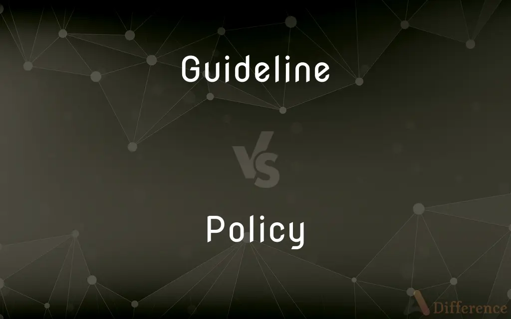Guideline vs. Policy — What's the Difference?