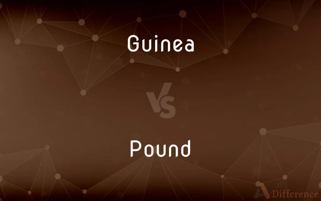 Guinea vs. Pound — What's the Difference?